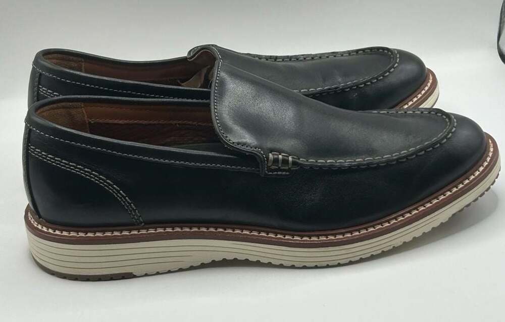Johnston & Murphy Trufoam Leather Loafers Men's 10M - Picture 2 of 8